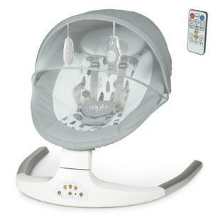 Заколисуючий центр ME 1074 MYLA Soft Gray пульт,5 швид.,таймер,12 мелод.,USB,2 полож.,сірий., Сірий