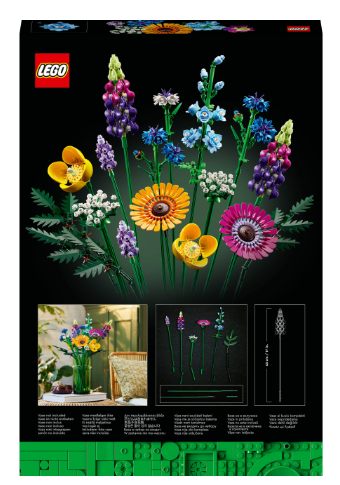 Конструктор LEGO Icons Botanicals Букет польових квітів фото