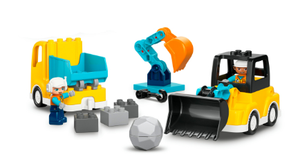 Конструктор LEGO DUPLO Town 3-в-1 Будівельна техніка фото