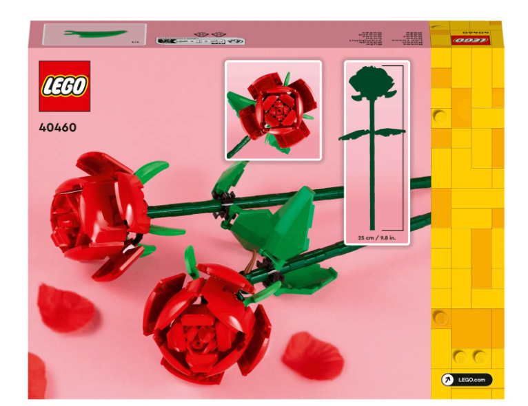 Конструктор LEGO Icons Botanicals Троянди фото