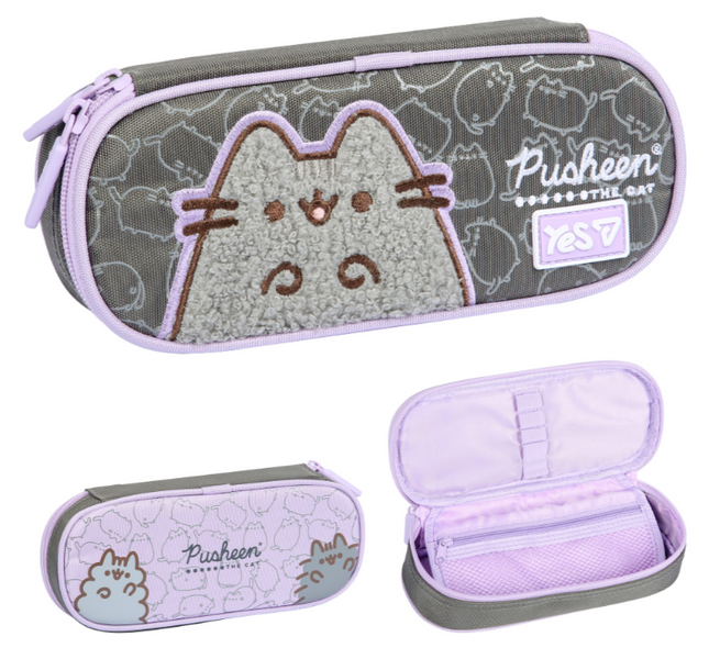 Пенал м'який Yes PH-30 Pusheen Gray фото