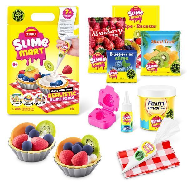 Ігровий набір зі слаймами SLIME MART серії "Shopping Bag" &ndash; ФРУКТОВИЙ ТАРТ фото