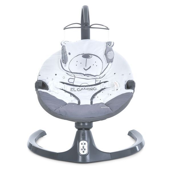 Заколисуючий центр ME 1116 CUTE Dark Gray (1шт) пульт, APP, 5швидк., таймер, 12 мелодій, Bluetooth,