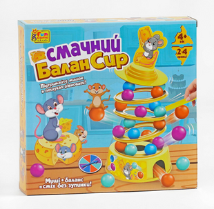 Настільна гра "Смачний БаланСир" 37297 "4FUN Game Club", 36 кульок, основа
