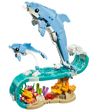 Конструктор LEGO Creator Морські тварини: красиві дельфіни фото