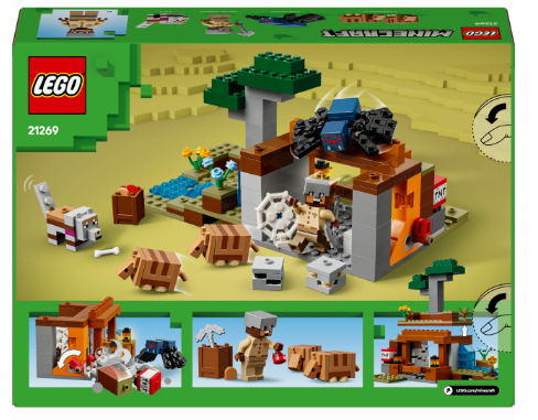 Конструктор LEGO Minecraft Шахтна експедиція &laquo;Броненосець&raquo; фото