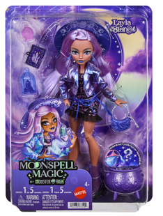 Лялька Лейла Moonspell Magic від Monster High &ndash; Чаклунка кристалів фото