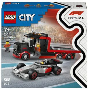 Конструктор LEGO City Вантажівка для демонстрації F1 із перегоновим автомобілем Audi F1 фото