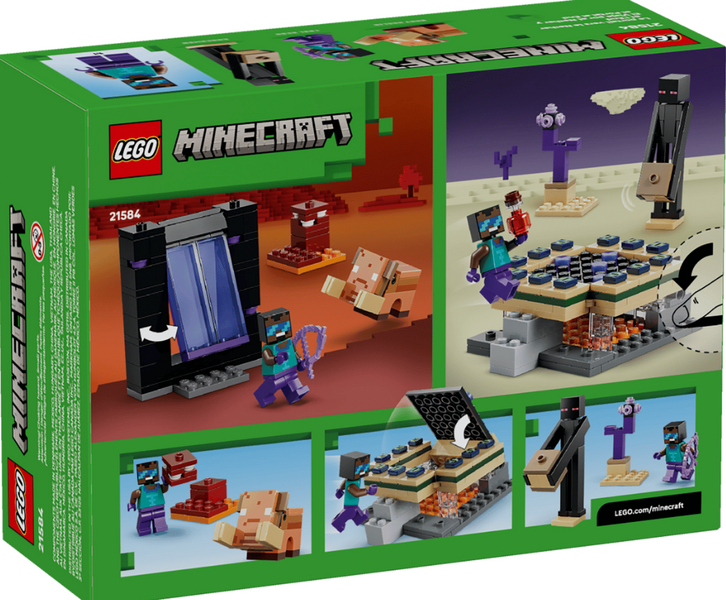 Конструктор LEGO Minecraft Подорож до Нижнього світу та Порталу до Краю фото