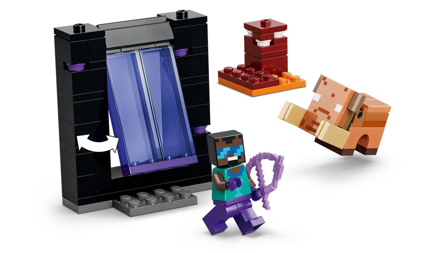Конструктор LEGO Minecraft Подорож до Нижнього світу та Порталу до Краю фото
