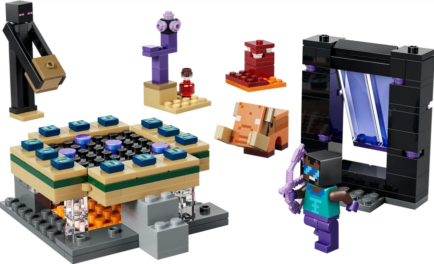 Конструктор LEGO Minecraft Подорож до Нижнього світу та Порталу до Краю фото