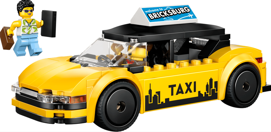 Конструктор LEGO City Жовте таксі фото