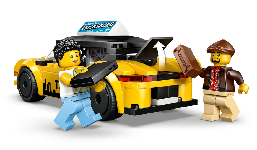 Конструктор LEGO City Жовте таксі фото