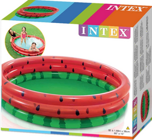Басейн INTEX "Кавун" в коробці 58448 р.168х38см фото