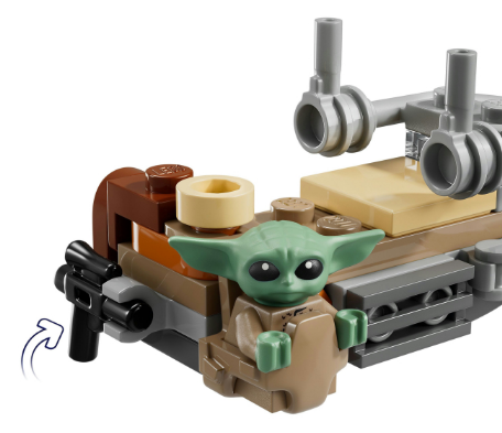 Конструктор LEGO Star Wars Швидкісний мотоцикл Мандалорця й Ґроґу фото