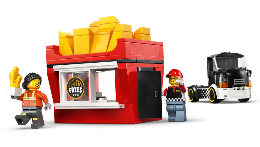 Конструктор LEGO City Вантажівка з картоплею фрі фото