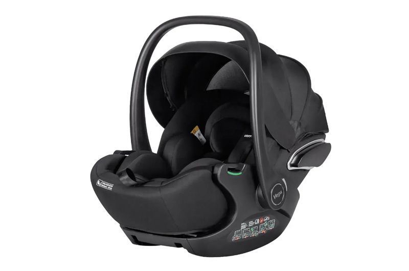 Автокрісло перенесення (бебікокон) CRL-14101 "Vega" Absolute Black i-Size 40-87см CARRELLO фото