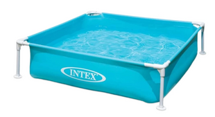 Басейн каркасний 57173 в коробці р.122x122x30 см INTEX фото