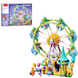 Конструктор SLUBAN Рожева серія Парк розваг Замок Колесо огляду фігурки 504 деталей (M38-B1286) фото 1