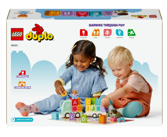 Конструктор LEGO DUPLO Town Вантажівка з абеткою фото