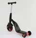 Самокат 3в1 JT 28288  Best Scooter, самокат-велобіг-велосипед, ЧЕРВОНИЙ, світло фото 2