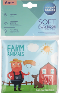 Іграшка-книжечка м'яка пищалка FARM ANIMALS фото