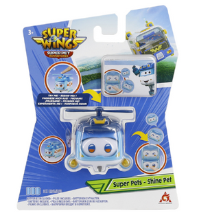 Ігрова фігурка Super Wings Super Pet Шайн улюбленець (Shine pet), світло фото