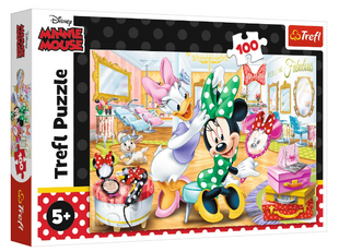 Trefl Пазли "100" Mickey&friends Мінні в салоні краси фото