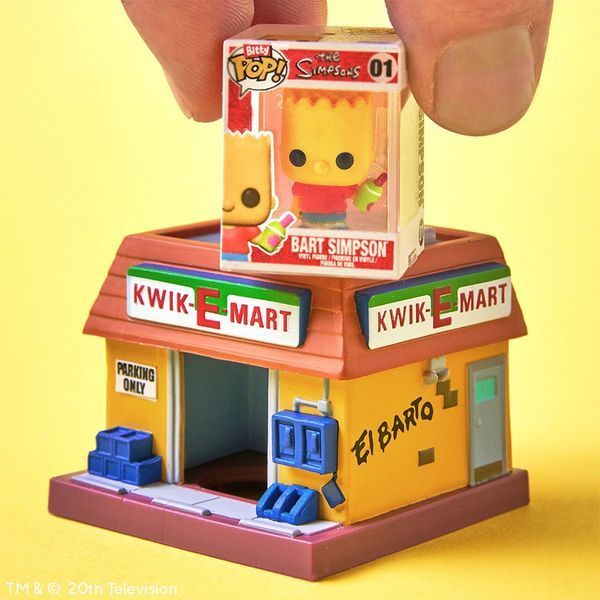 Набір фігурок BITTY POP! Town серії "Сімпсони" - БАРТ СІМПСОН І КВІКІ-МАРТ фото