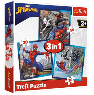 Trefl Пазли "3in1" Spiderman Друзі-павуки фото