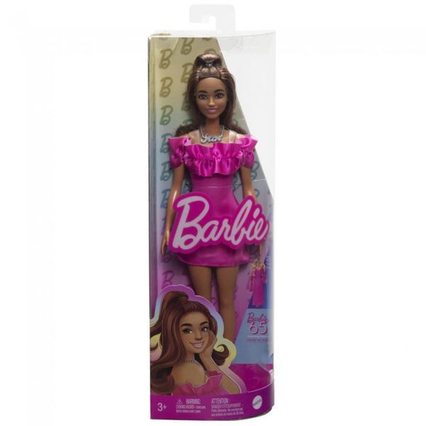 Лялька Barbie "Модниця" в рожевій мінісукні з рюшами HRH15 фото