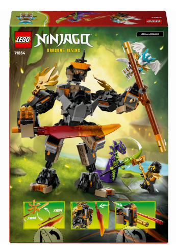 Конструктор LEGO Ninjago Робот Коула для місії і Дракон Зейн фото