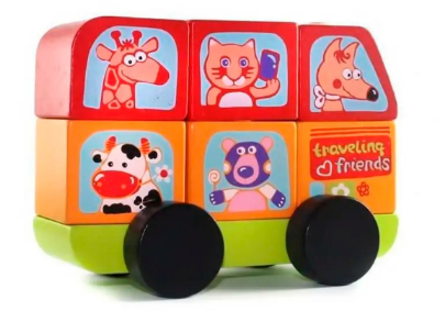 Автобус Веселі звірі LM-10/Mini-bus "Happy animals" LM-10 фото
