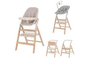 Стілець для годування CRL-16701 "Ergo" Linen Beige MOQ CARRELLO фото
