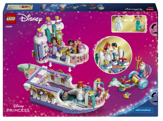 Конструктор LEGO Disney Princess Королівський весільний човен Аріель фото