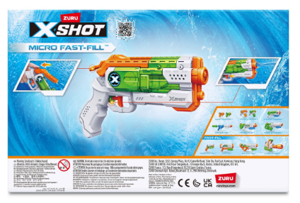 X-Shot Warfare Водний бластер Fast Fill Small, арт. 56220R фото