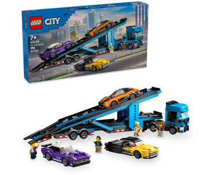 Конструктор LEGO City Вантажівка-транспортер зі спортивними авто фото