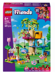 Конструктор LEGO Friends День народження кота і будинок на дереві фото