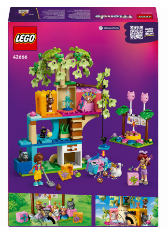 Конструктор LEGO Friends День народження кота і будинок на дереві фото