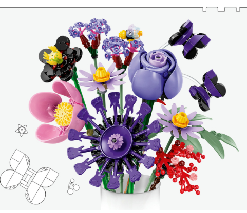 Конструктор LEGO Botanicals Букет квітів Олівії Родріґо фото