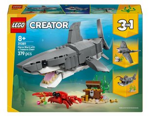 Конструктор LEGO Creator Люта акула зі скринею скарбів фото