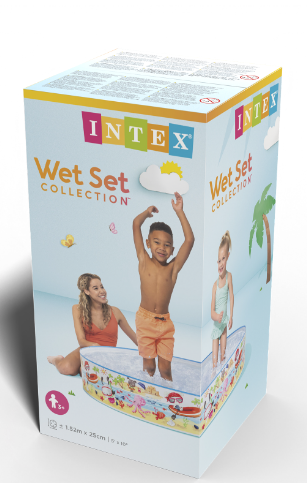 Басейн INTEX "Пляж" каркасний в коробці 56451 р.152*25см фото