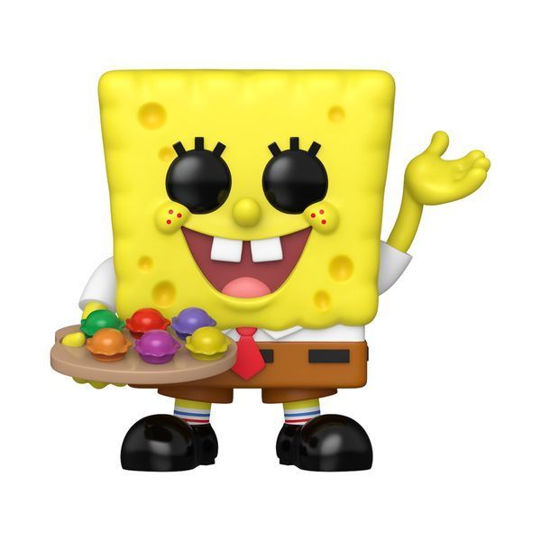 Ігрова фігурка FUNKO POP! серії "Губка Боб Квадратні Штани" - ГУБКА БОБ З КРАБСБУРГЕРАМИ (GW) фото