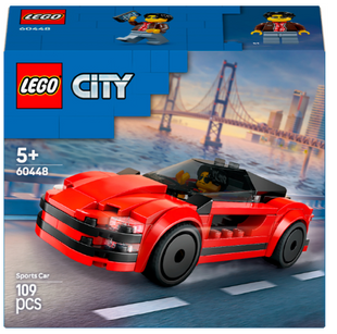 Конструктор LEGO "City Червоний спортивний автомобіль" 60448 фото