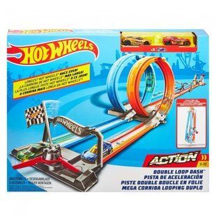 Портативний трек &laquo;Подвійна петля&raquo; Hot Wheels фото