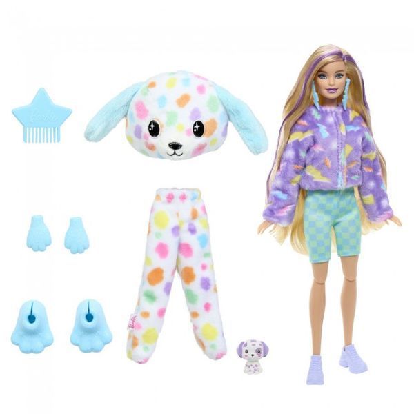 Лялька Barbie "Cutie Reveal" серії "Кольорові пухнастики" &ndash; далматинець фото