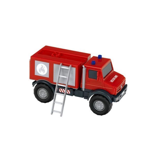 Пожежний автомобіль Unimog в коробці фото