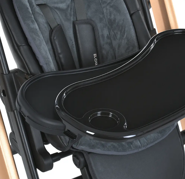 Стільчик-гойдалка ME 1102 DEBUT Posh Black (1шт) р/к, ел.прив., для годув., 5точ.рем., тайм, муз., ч