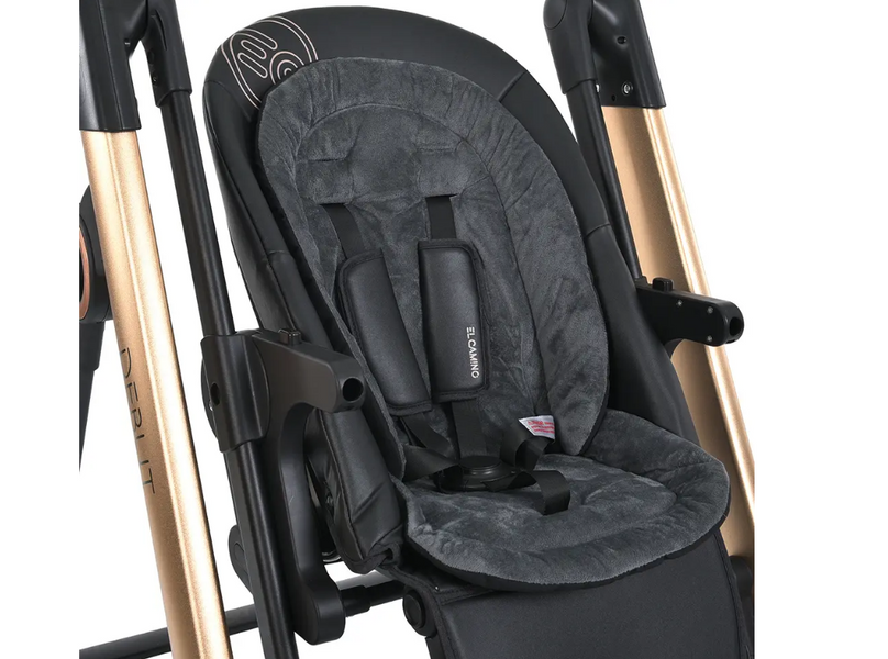 Стільчик-гойдалка ME 1102 DEBUT Posh Black (1шт) р/к, ел.прив., для годув., 5точ.рем., тайм, муз., ч