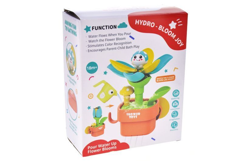 Іграшка для купання 52122 "Квітка" в коробці р.18x9x22 см YG Toys фото